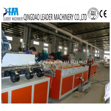 Single Screw PVC Baguet Profile Extrusion Line Machine